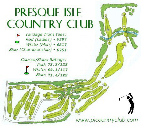 map of PICC golf course